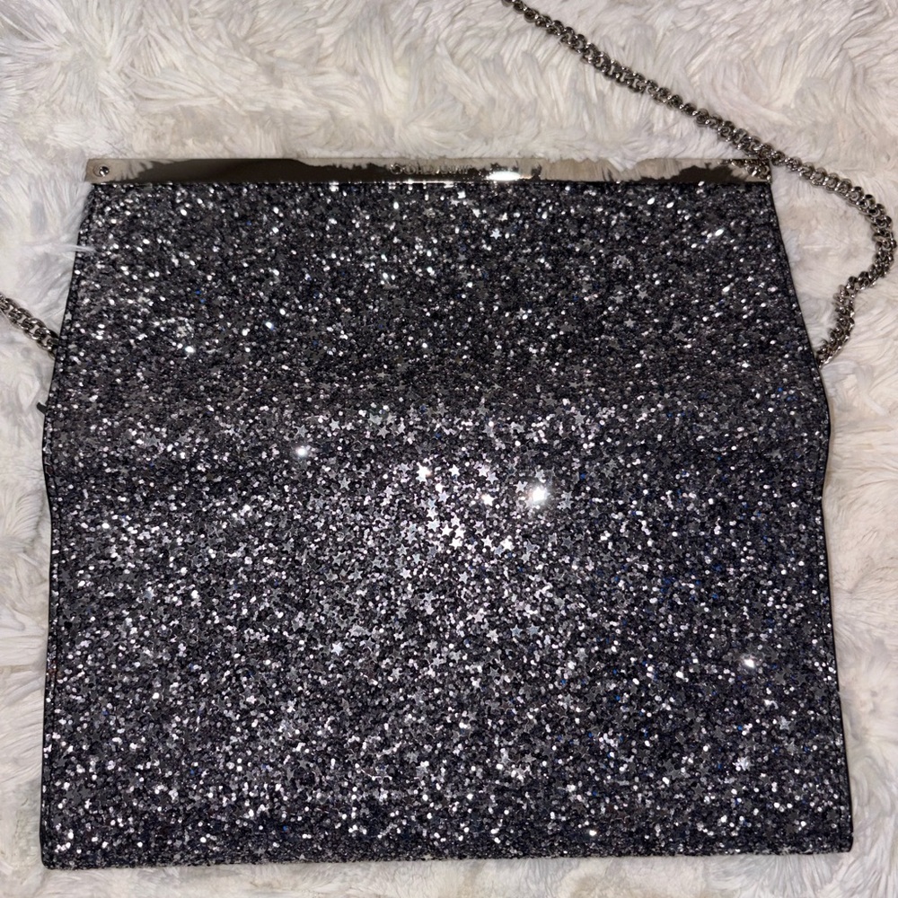 Jimmy Choo sparkly clutch purse REHAB BAG - Picture 10 of 10